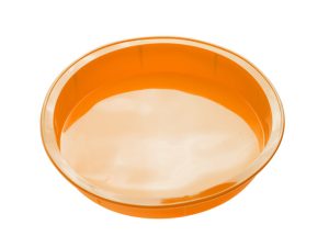 Форма для выпечки, силиконовая, круглая, 24 х 4 см, оранжевая, PERFECTO LINEA