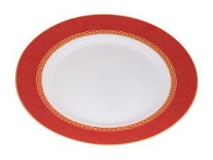 Тарелка десертная стеклокерамическая, 200 мм, круглая, AMEERAH RED (Амира рэд), DIVA LA OPALA