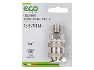 Соединение быстросъем. МАМА х нар. резьба 1/4″ (сталь) ECO