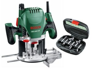 Фрезер вертикальный BOSCH POF 1400 AСE в чем. + набор фрез