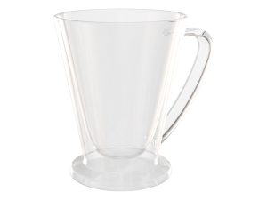 Кружка стеклянная с двойными стенками, 250 мл, серия Tenero, QWERTY