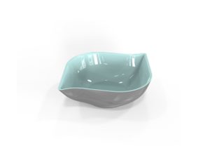 Салатник двухцветный Taila (Тайла) 1,5 л, мята, BEROSSI