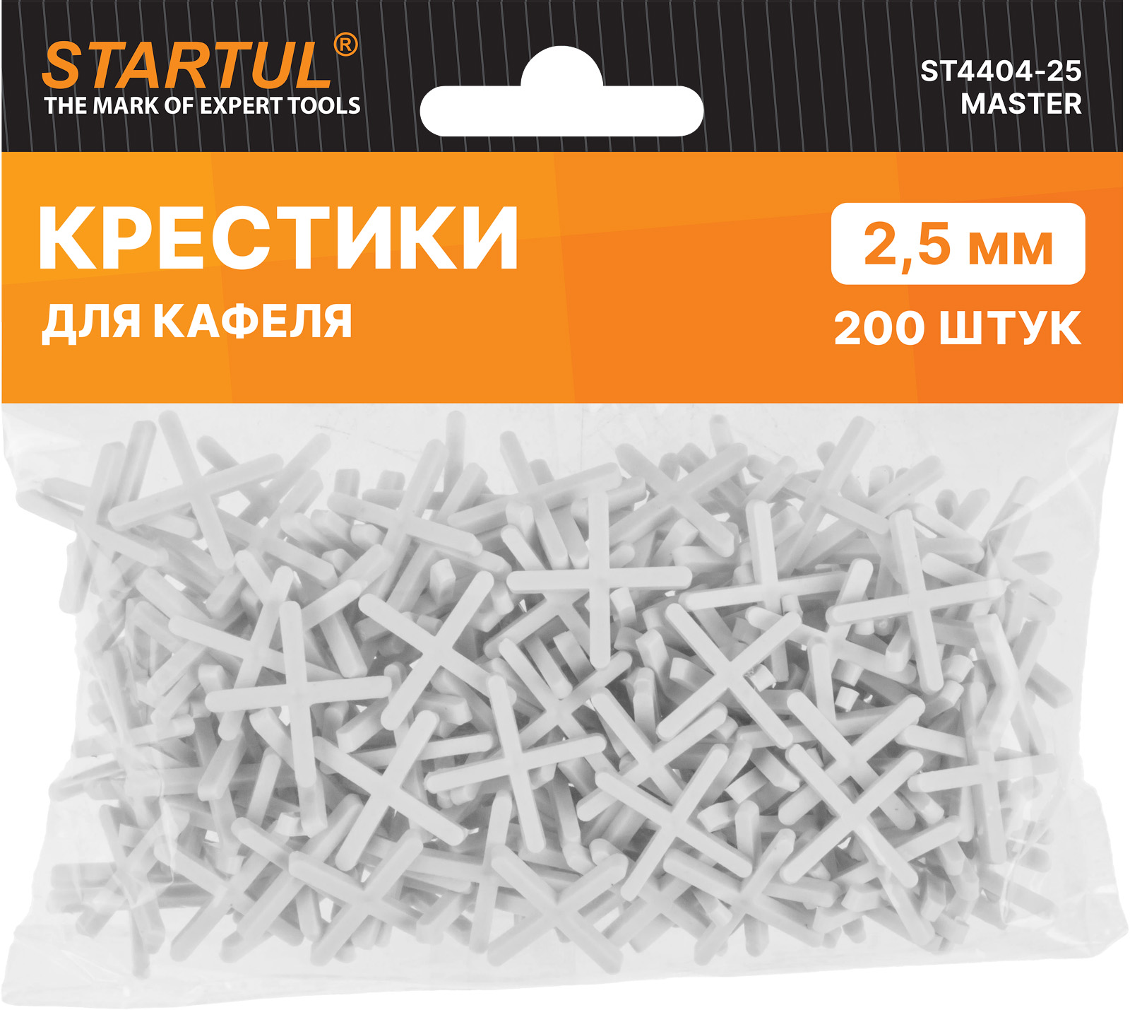 Крестики д/кафеля 2,5мм 200шт STARTUL MASTER (ST4404-25)