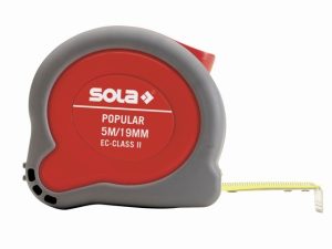 Рулетка  5м/19мм «Popular» PP 5m (SOLA)