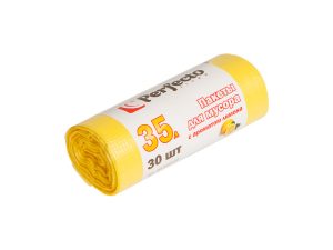 Пакеты для мусора суперпрочные с ароматом лимона, 35 л, 30 шт., PERFECTO LINEA