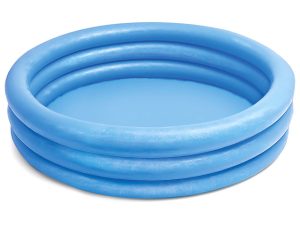 Надувной детский бассейн Crystal Blue, 114х25 см, INTEX
