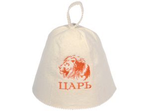 Шапка для бани и сауны «Царь», «Банные штучки» из войлока