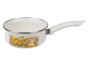 Ковш стальной эмалированный, 1.3 л, серия Олива, PERFECTO LINEA