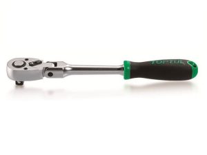 Трещотка с шарниром 1/4″ 72зуба 140мм TOPTUL