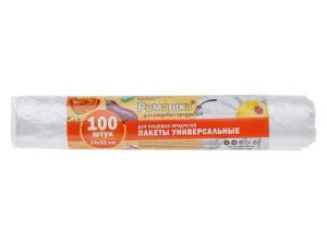 Пакеты для пищевых продуктов, 100 шт, «Стандарт», РОМАШКА