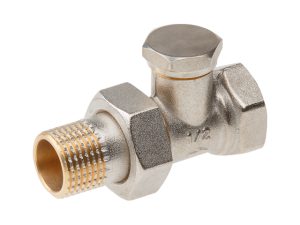 Кран вентильный прямой 1/2″ вн.-нар. для радиатора, AV Engineering