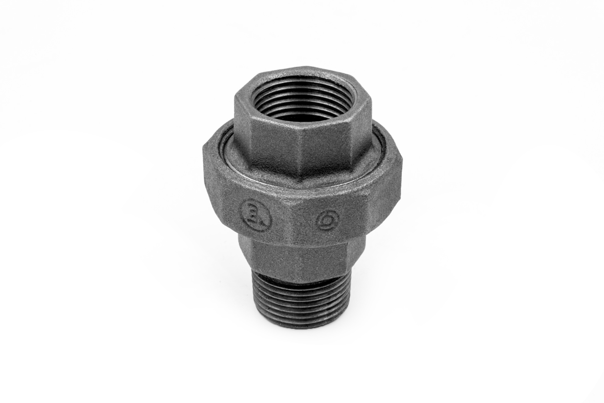 Американка под конус 1/2″ вн.-нар. чугун черн., AV Engineering