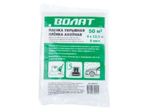 Пленка укрывная 4×12,5 м, 6 мкм ВОЛАТ