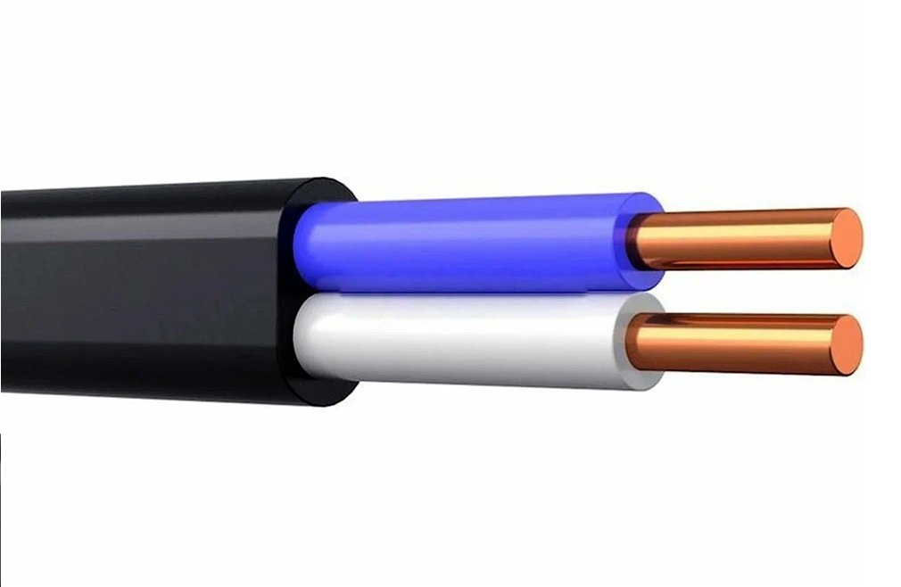 Кабель ВВГ-Пнг(A)-LS 2х2,5 (бухта 100м) Ч БелРосКабель