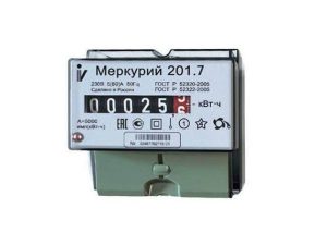 Счетчик электроэнергии «Меркурий 201.7»