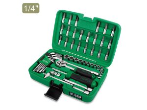 Набор головок и ключей 51предм. 1/4″ 6гр. TOPTUL