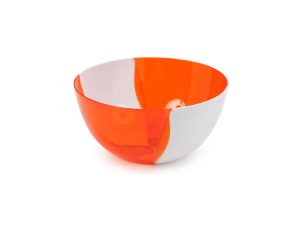 Салатник двухцветный Dolce (Дольче) 1л, оранжевый, BEROSSI