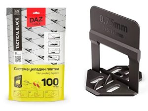 Основа для укладки плитки 0.75 мм (3 — 12 мм) DLS (100 шт в уп.)
