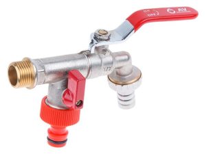 Кран водоразборный 1/2″ нар. настенный со штуцером, AV Engineering