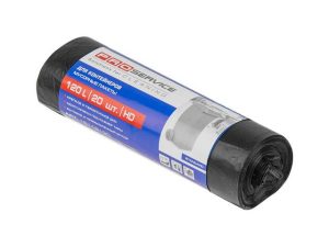 Пакеты для мусора Standard, 120 л, 20 шт, черные, PROservice