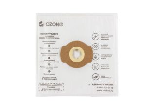 Мешок для пылесоса «OZONE turbo»  (синтетический  до 5л.) для EASY VAC 3 (5 шт.)