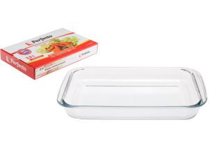 Форма из жаропрочного стекла, 3.0 л, прямоугольная, 393х236х52 мм, в упак., PERFECTO LINEA