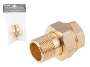 Американка прямая 1″ вн.-нар., AV Engineering (инд. упак.)