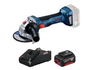 Аккум. углошлифмашина BOSCH GWS 180-LI в кор. + АКЦИЯ (аккумулятор + зарядное)