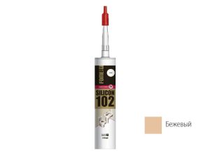 Герметик силиконовый санитарный FOME FLEX «SANITARY SILICON 102» (беж.) 310мл