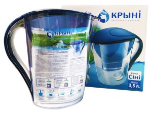 Фильтр-кувшин КРЫНI «Вадавiта» синий