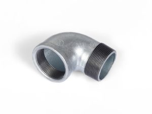 Колено 3/4″ вн.-нар. чугун оцинк., (2 шт. инд. упак.),  AV Engineering