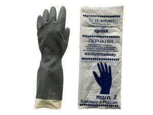 Перчатки КЩС тип 1 размер № 2 К80 Щ50 индив. уп.