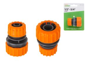 Муфта соед. для шлангов 1/2″(5/8″) и 3/4″ STARTUL GARDEN (ST6011-1-1/2-3/4)
