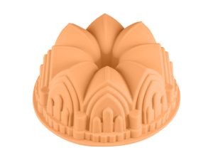 Форма для выпечки, силиконовая, шотландский кекс, 22 х 8.8 см, персиковая, PERFECTO LINEA