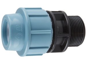 Ниппель ПЭ 63 х 1 1/2″ нар., AV Engineering