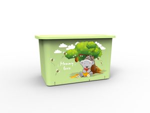 Контейнер для игрушек Mommy love (Мамми лав) 15,7 л, чайное дерево, BEROSSI