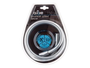 Шланг душевой, PVC, 1/2″ г-г 150 см, серебро, a-five
