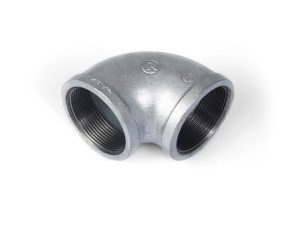 Колено 1/2″ вн. чугун оцинк., (2 шт. инд. упак.),  AV Engineering