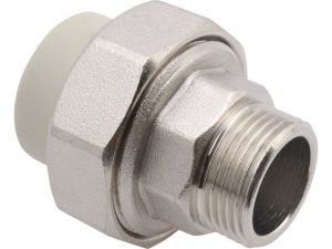 Американка ПП нар. 20х1/2″, сер. FV Plast