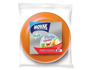 Тарелки десертные цветные 16 см 12 шт NV Plus