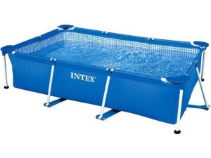 Каркасный бассейн Rectangular Frame, прямоугольный, 260х160х65 см, INTEX