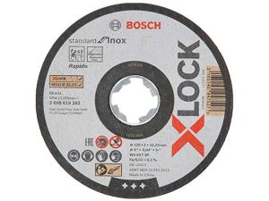 Круг отрезной 125х1.0×22.2 мм для нерж. стали X-LOCK Standard for Inox BOSCH