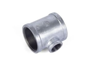 Тройник ред. 3/4″ х 1/2″ чугун оцинк., AV Engineering