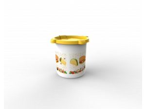 Контейнер для СВЧ Good day 0,8 л, солнечный, BEROSSI