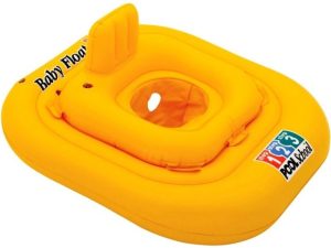Надувной круг для плавания с сиденьем Pool School Deluxe, 79х79 см, INTEX