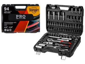 Набор головок и бит 94пр. 1/4″,1/2″ PRO STARTUL STUTTGART (PRO-094S)