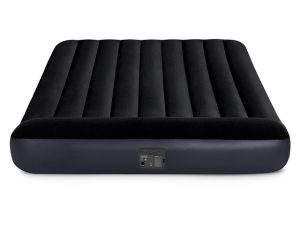 Надувной матрас с подголовником Queen Classic, 152х203х25 см, встр. эл. насос, INTEX