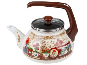 Чайник стальной эмалированный, 2.2 л, серия Антик, PERFECTO LINEA