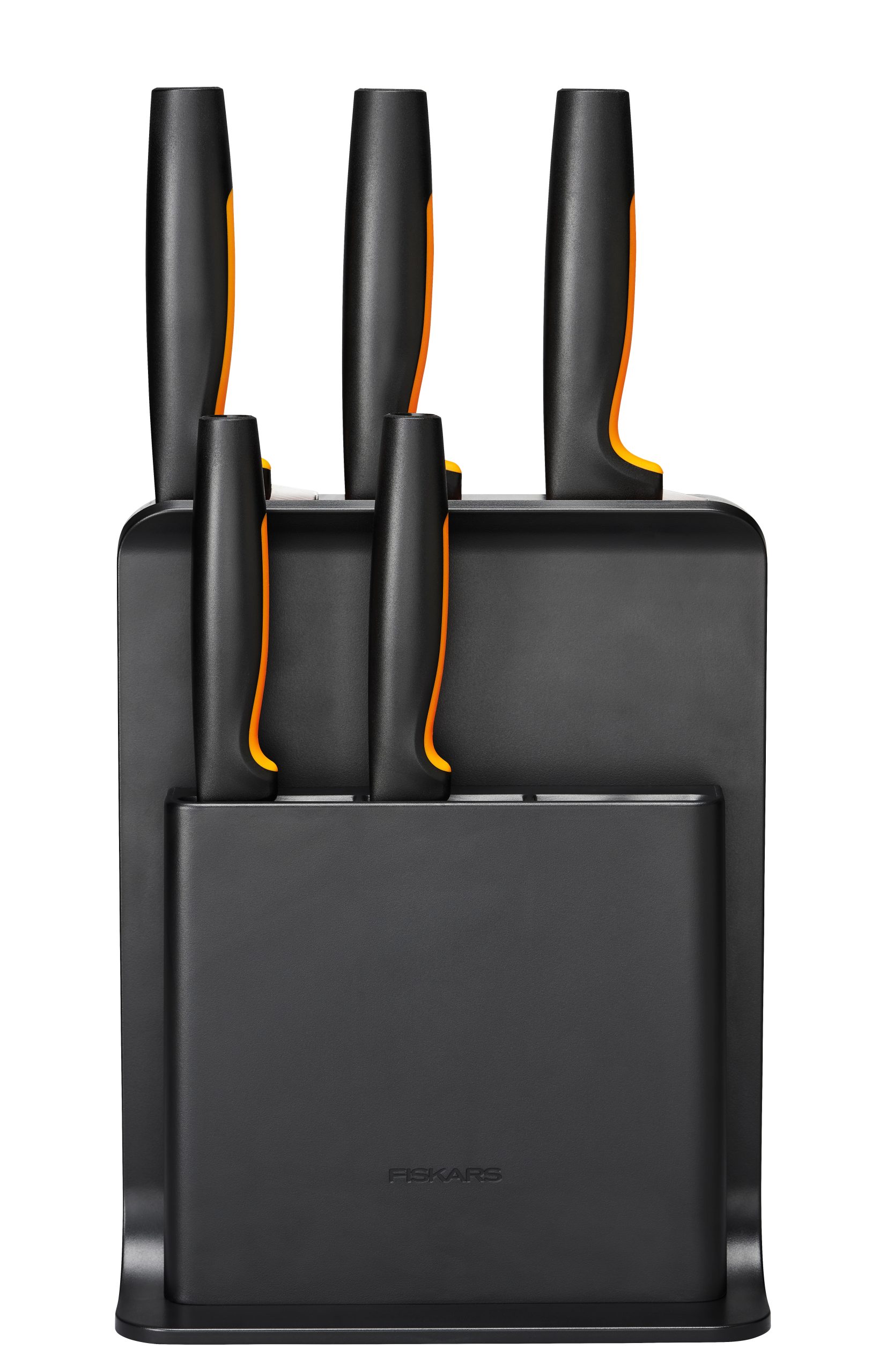 Набор ножей 5 шт пластиковый блок FF Fiskars