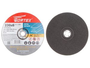 Круг обдирочный 230х6×22.2 мм для металла WORTEX